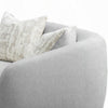 Tiena Loveseat | 2 Accent Throw Pillows | Modern Gray Linen | 67’’ BM333111
