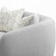 Tiena Loveseat | 2 Accent Throw Pillows | Modern Gray Linen | 67’’ BM333111