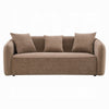 Keina Sofa | 3 Accent Pillows | Modern Soft Brown Chenille | 79’’ BM333113