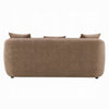 Keina Sofa | 3 Accent Pillows | Modern Soft Brown Chenille | 79’’ BM333113
