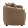 Keina Sofa | 3 Accent Pillows | Modern Soft Brown Chenille | 79’’ BM333113