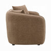 Keina Loveseat | 2 Accent Pillows | Modern Soft Brown Chenille | 57’’ BM333114