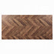 Elsie Counter Height Dining Table | Brown Wood | Rectangular 71" Top