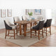 Elsie Counter Height Dining Table | Brown Wood | Rectangular 71" Top