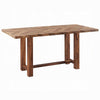 Elsie Counter Height Dining Table | Brown Wood | Rectangular 71" Top