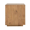 Ayma End Table | 1 Inner Shelf | Drawers | Brown Oak Wood Frame | 24’’ BM333128