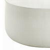 Utan Coffee Table | Modern Natural White Cement Frame | Round 31’’ BM333129