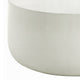 Utan Coffee Table | Modern Natural White Cement Frame | Round 31’’ BM333129