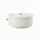 Utan Coffee Table | Modern Natural White Cement Frame | Round 31’’ BM333129