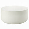 Utan Coffee Table | Modern Natural White Cement Frame | Round 31"