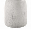 Elyana Accent Table | Sculpted Natural Gray Cement | Round 14’’ Top BM333130