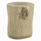 Rennie Accent Table | Light Natural Brown Cement | Log Shape | 14’’ BM333132