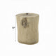 Rennie Accent Table | Light Natural Brown Cement | Log Shape | 14’’ BM333132