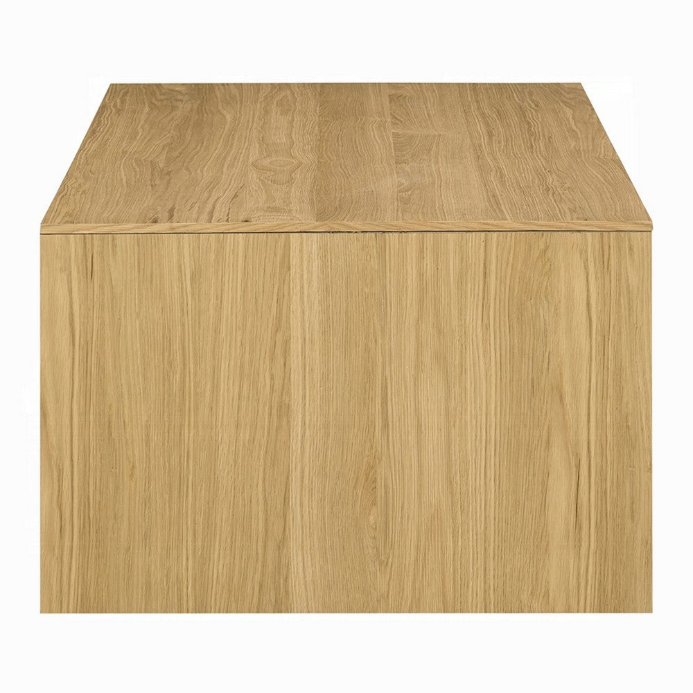 Arnold Coffee Table | Natural Brown Wood Frame | Rectangular 53’’ BM333134