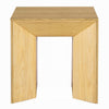 Arnold Side End Table | Natural Brown Wood Frame | Square 24’’ Top BM333135