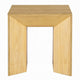 Arnold Side End Table | Natural Brown Wood Frame | Square 24’’ Top BM333135