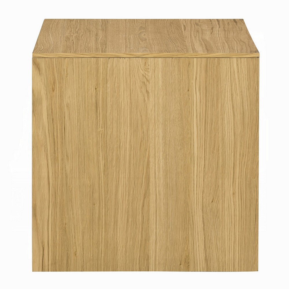 Arnold Side End Table | Natural Brown Wood Frame | Square 24’’ Top BM333135