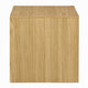 Arnold Side End Table | Natural Brown Wood Frame | Square 24’’ Top BM333135