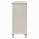 Veda Wide Dresser | Luxurious Pearl White Wood | 6 Modern Drawers BM333138