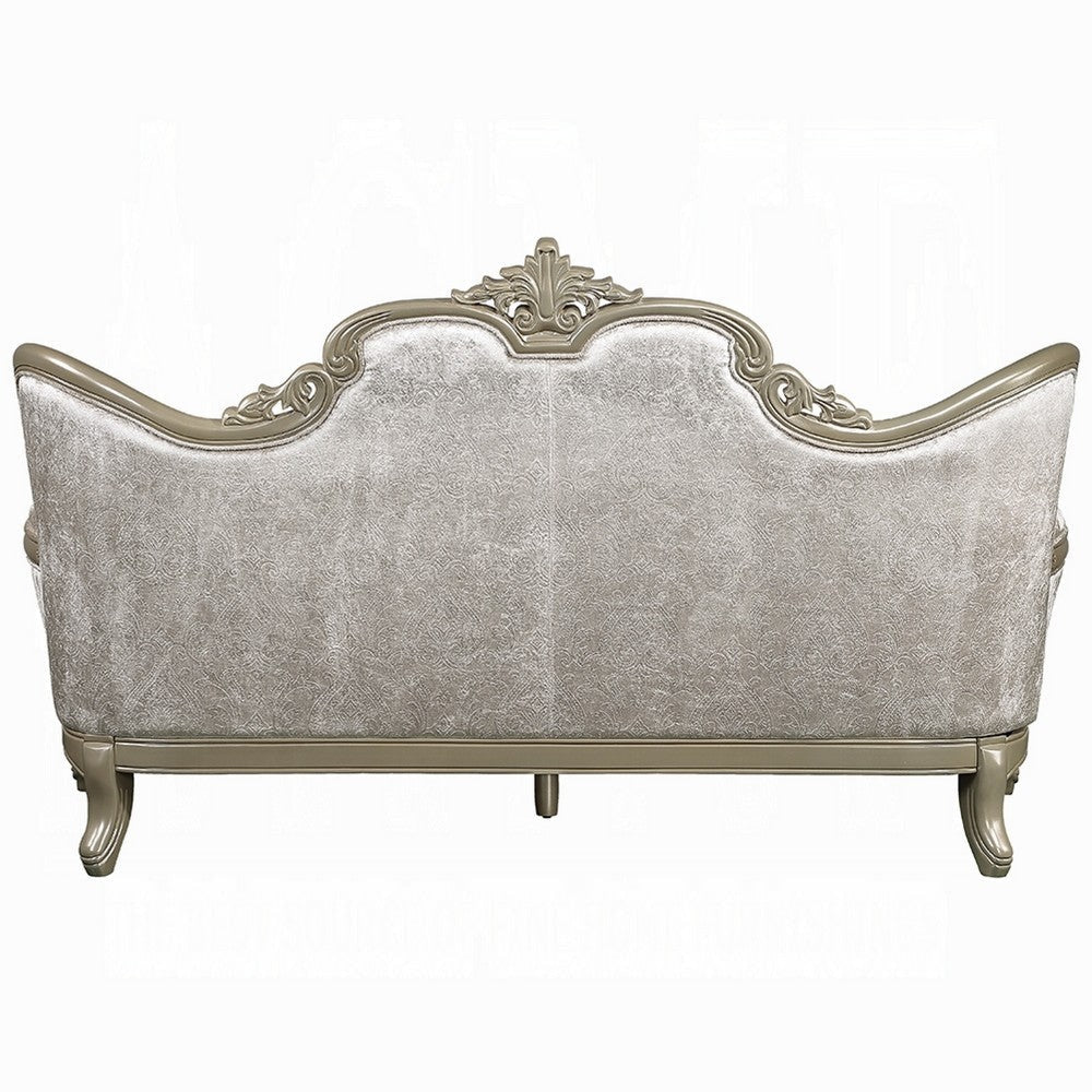 Bertha Sofa | Ornate Carved European Classic Beige Champagne | 85’’ BM333141