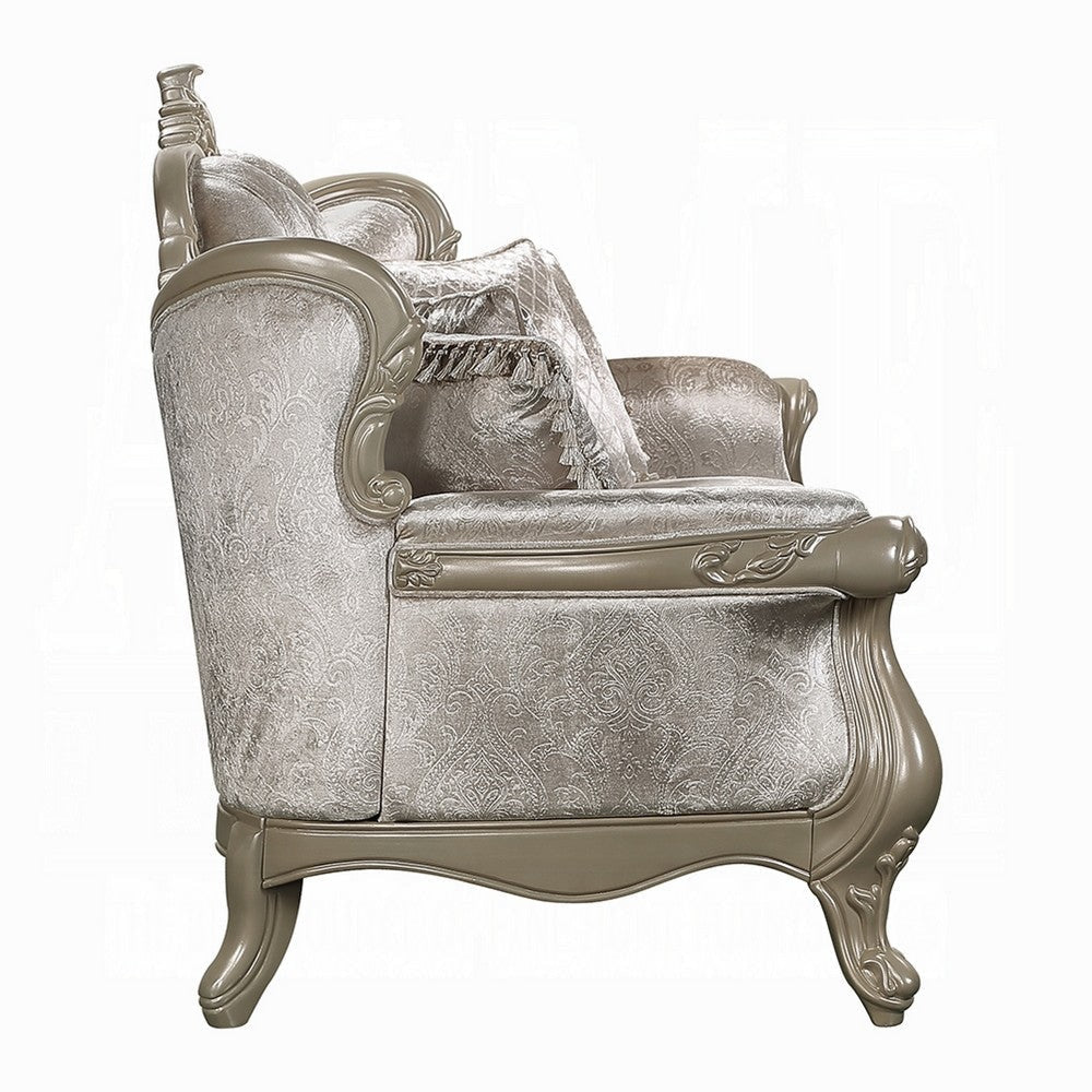 Bertha Sofa | Ornate Carved European Classic Beige Champagne | 85’’ BM333141