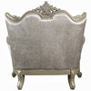 Bertha Accent Chair | European Ornate Carved Beige | Champagne Wood BM333142