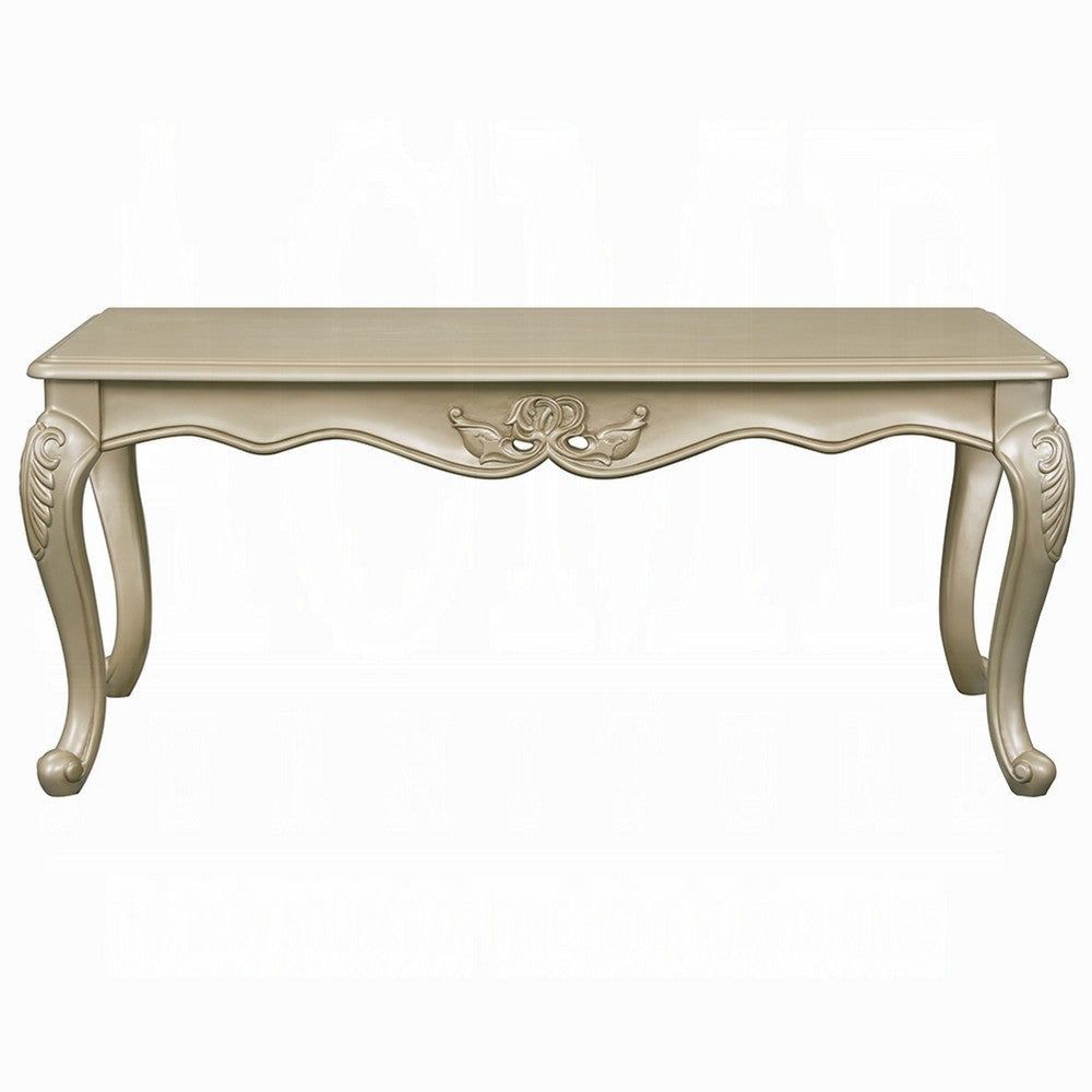 Bertha Coffee Table | Ornate Classical European Champagne Gold | 48’’ BM333143