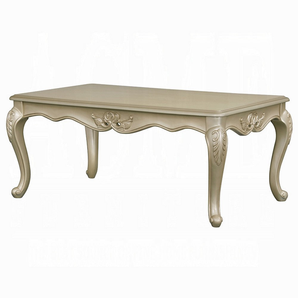 Bertha Coffee Table | Ornate Classical European Champagne Gold | 48’’ BM333143