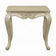 Bertha End Table | Ornate Carved Classical Champagne Gold Wood | 28’’ BM333144