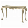 Bertha Sofa Table | Ornate Classic European Champagne Gold Wood 52’’ BM333145