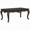 Reese Coffee Table | European Carved Classic Cherry Brown Wood | 48"