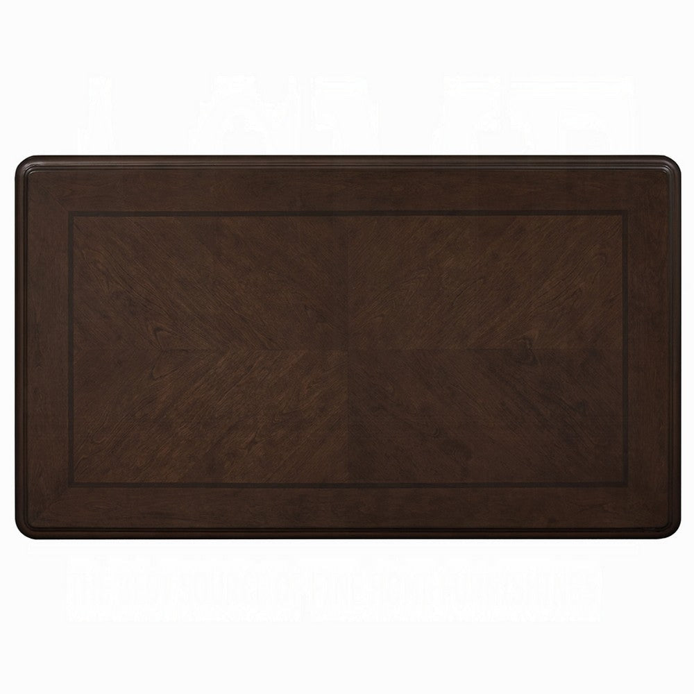 Reese Coffee Table | European Carved Classic Cherry Brown Wood | 48’’ BM333146