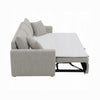 Conan Sleeper Sofa | Full Fold Out Bed | 2 Pillows | Gray Boucle | 89’’ BM333150