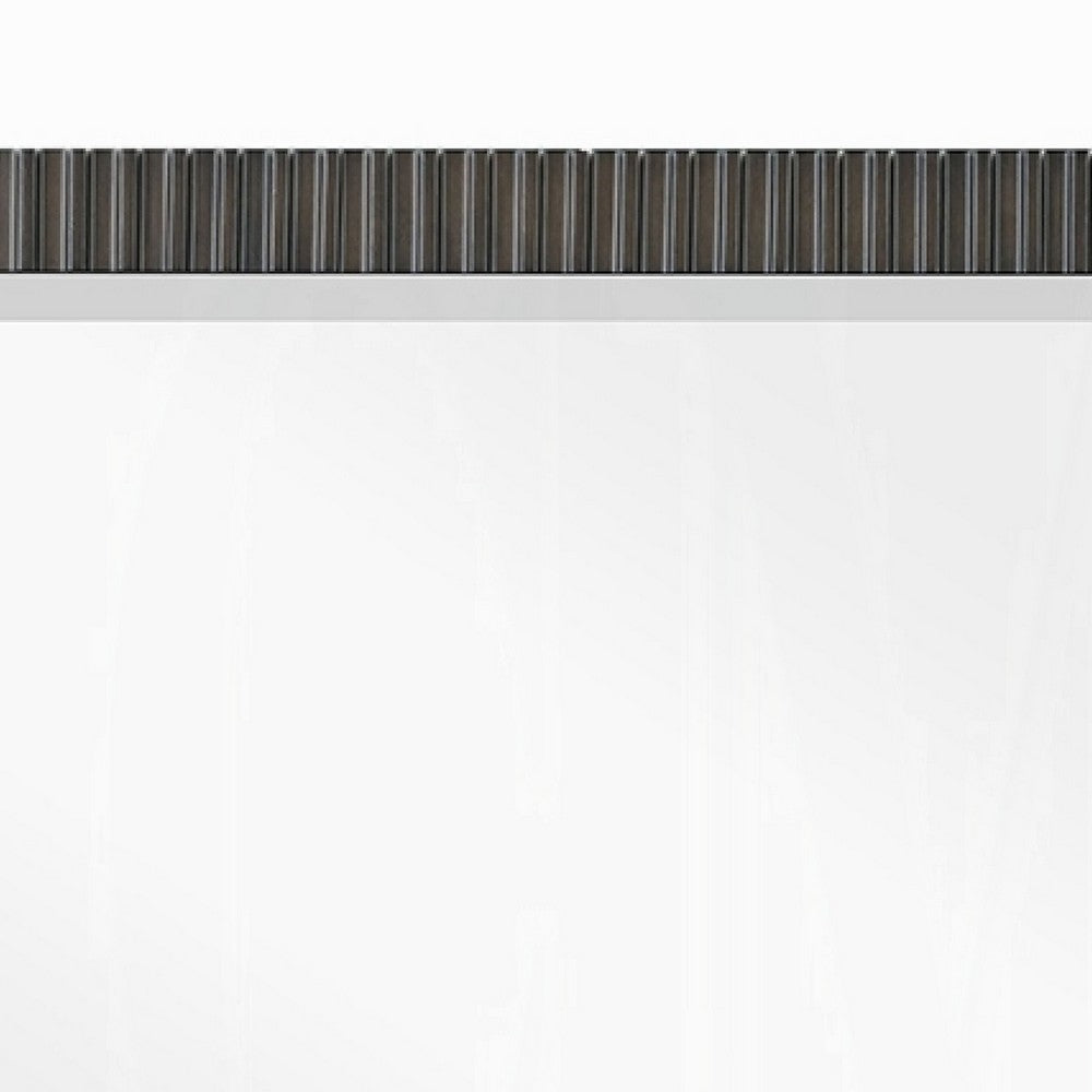 Jeh Dresser Mirror | Espresso Brown Wood | Sleek Rectangular 36x42 BM333158