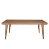 Rejo Dining Table | 78’’ Rectangular Top | Brown Solid Pine Wood BM333198