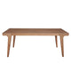 Rejo Dining Table | 78’’ Rectangular Top | Brown Solid Pine Wood BM333198