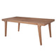 Rejo Dining Table | 78’’ Rectangular Top | Brown Solid Pine Wood BM333198