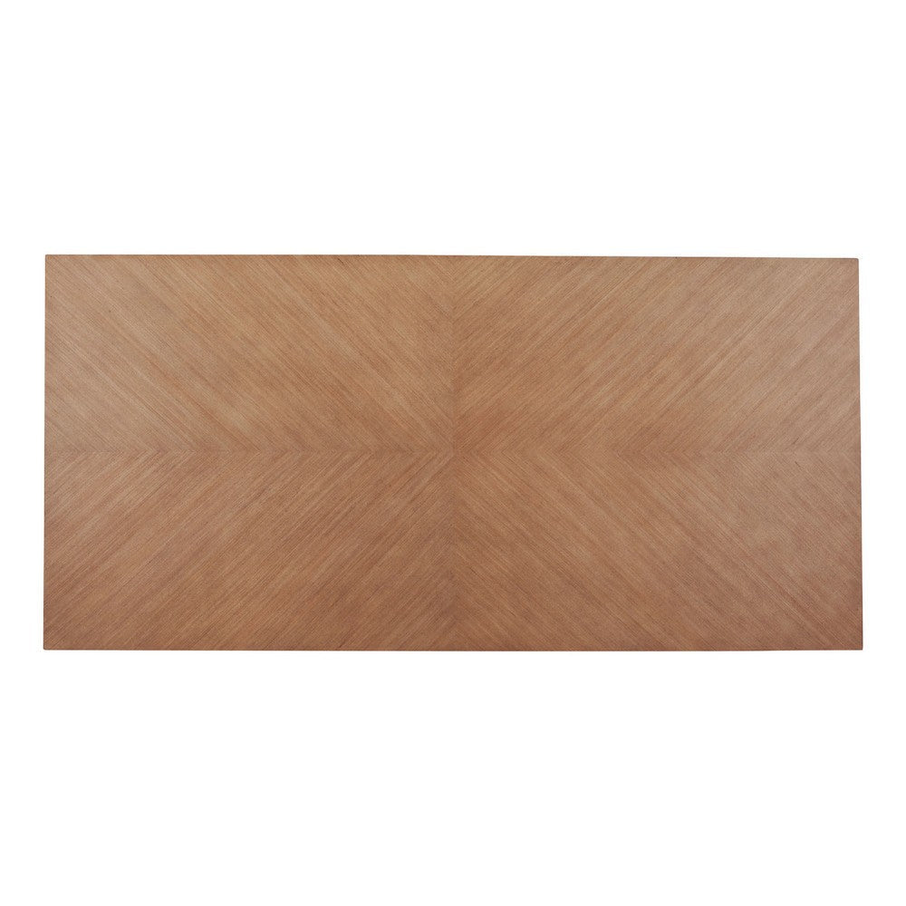 Rejo Dining Table | 78’’ Rectangular Top | Brown Solid Pine Wood BM333198