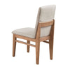 Rejo Dining Side Chair Set of 2 | Oatmeal Gray Cushion | Natural Brown BM333199