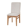 Rejo Dining Side Chair Set of 2 | Oatmeal Gray Cushion | Natural Brown BM333199