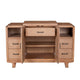 Rejo Sideboard Console 2 Door Cabinet | Natural Brown Pine Wood 54’’ BM333201