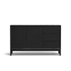 Vecy Sideboard Buffet Server | 2 Doors 3 Drawers | 60’’ Vintage Black BM333204