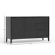 Vecy Sideboard Buffet Server | 2 Doors 3 Drawers | 60’’ Vintage Black BM333204