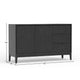 Vecy Sideboard Buffet Server | 2 Doors 3 Drawers | 60" Vintage Black