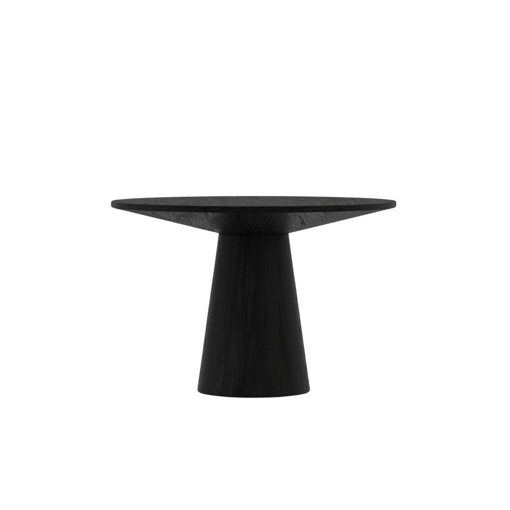 Vecy Dining Table | 47’’ Round Top w Pedestal Base | Vintage Black BM333205
