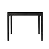 Vecy Dining Table | 72" Rectangular Top | Vintage Black Solid Wood