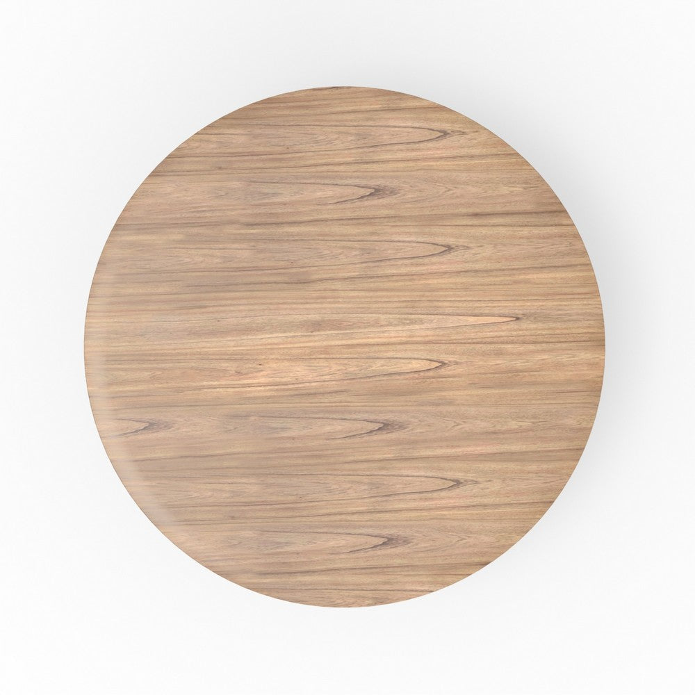 Vecy Dining Table | 59’’ Round Top w Pedestal Base | Natural Brown BM333207