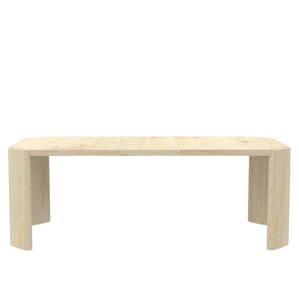 Lony Dining Table | 66-84’’ Expandable Top | Natural Brown Panel Legs BM333210