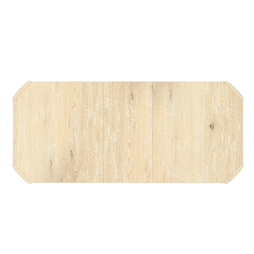 Lony Dining Table | 66-84" Expandable Top | Natural Brown Panel Legs