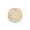Lony Dining Table | 47" Round Top | Modern Panel Legs | Natural Brown